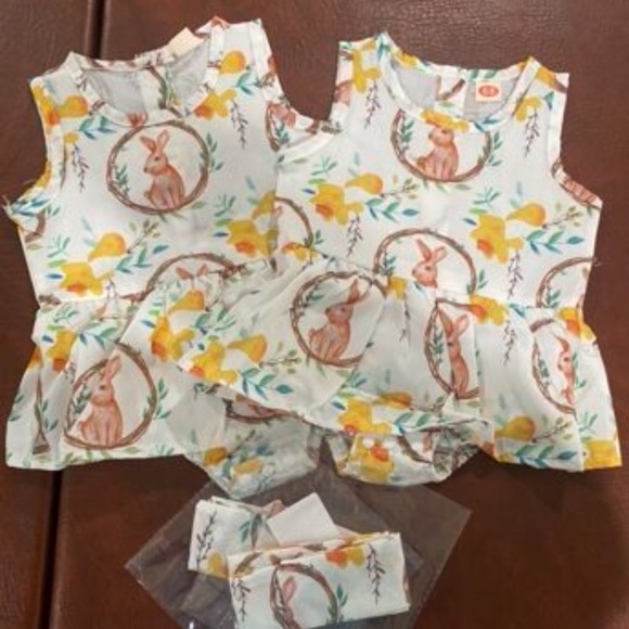 Easter 🐣 outfit. Adorable top with bloomer. - Picture 7 of 7